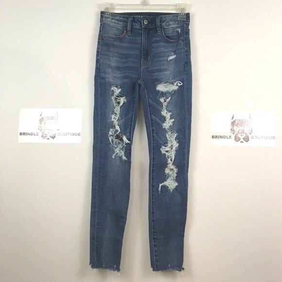 American Eagle Outfitters Denim - American Eagle Next Level Stretch Sup High Rise Jegging 00 Short